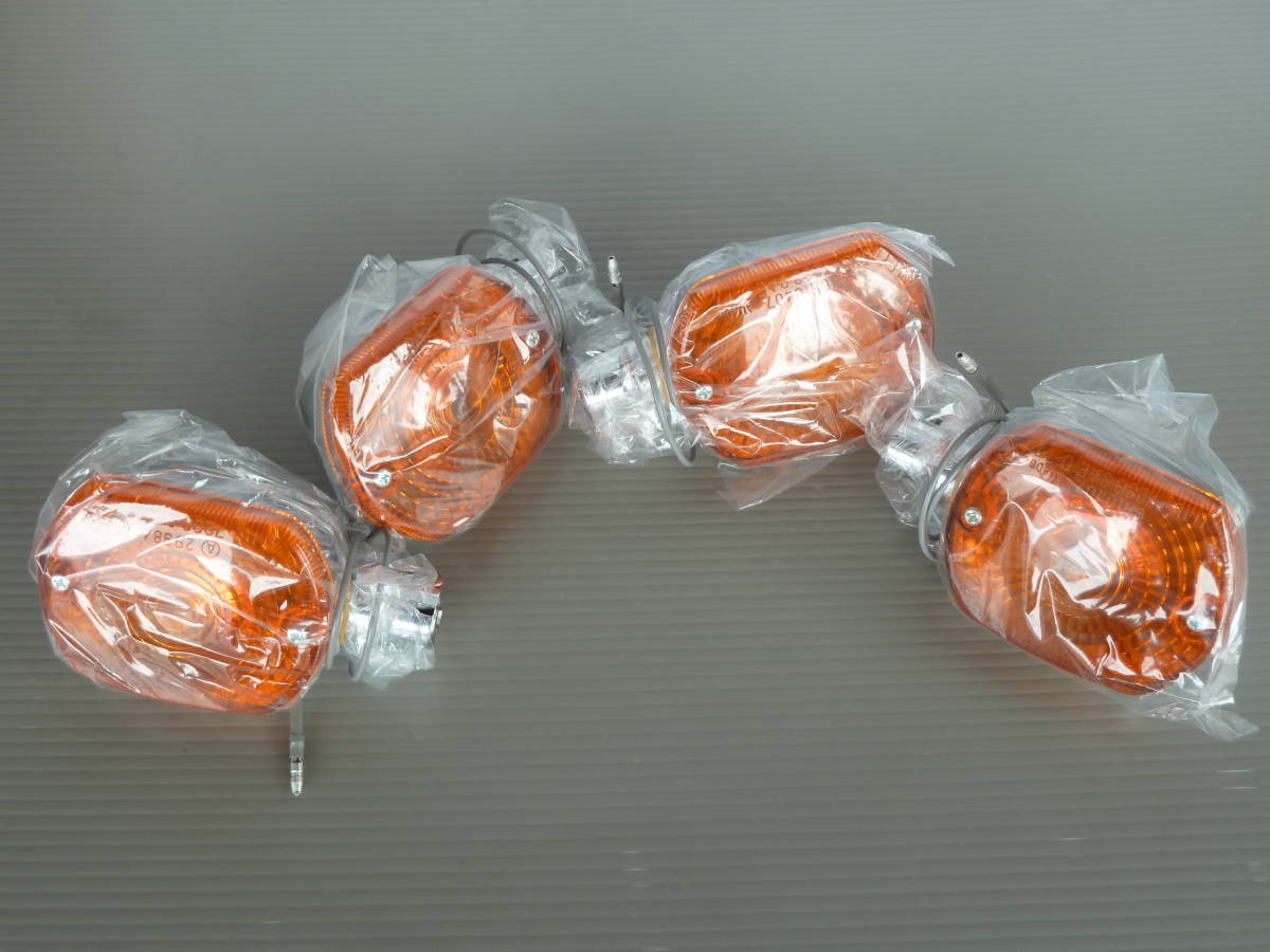 Z1000MK2 Z750FX1 Z400FX Z250FT カワサキ純正 ウインカー 1台分 4個セット 新品拍卖