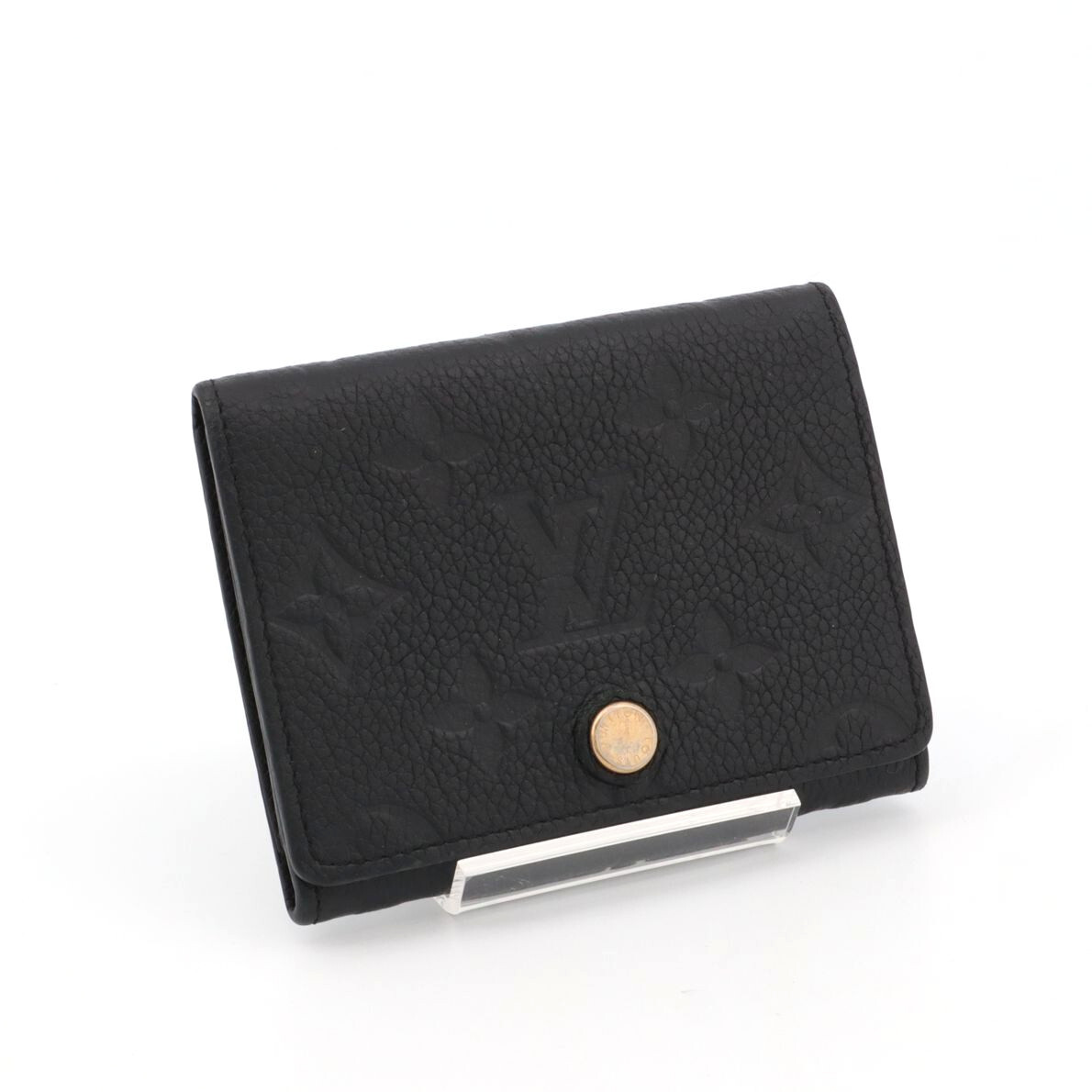 ルイヴィトン LOUIS VUITTON モノグラム アンプラント アンヴェロップ カルト ドゥ ヴィジット カードケース 名刺入れ ブラック M58456拍卖