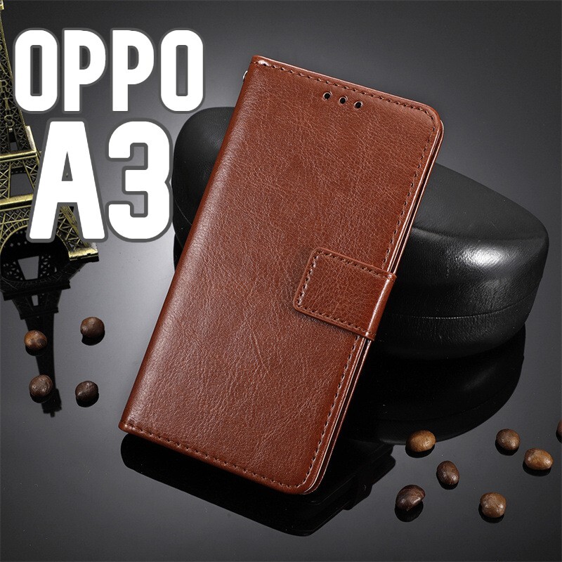 OPPO A3 手帳型 ブラウン スマホケース (ゆうパケ)拍卖