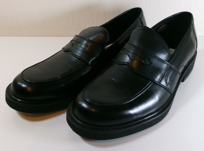 格安 ローファー シューズ 革靴 U.P renoma 25㎝ ビジネス フォーマル 黒 ブラック 20250906 ngymtskz m 0906拍卖