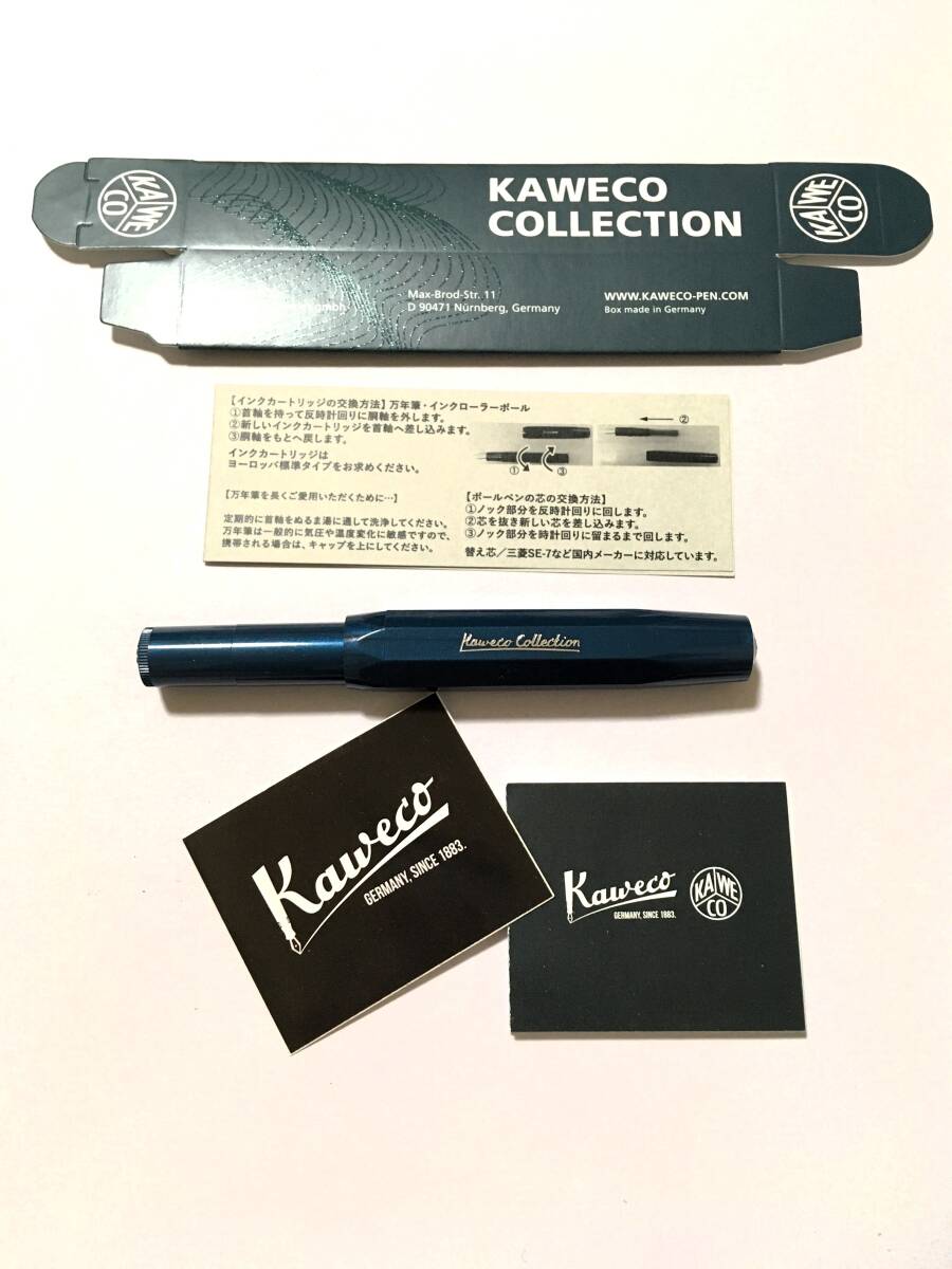 Kaweco Collection Toyama Teal カヴェコ 限定万年筆 (未使用品・ペン先F)富山ティール (検索:クラシック スポーツ)拍卖
