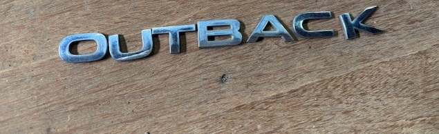 maME★レガシィ アウトバック★純正★エンブレム★スバル SUBARU/レガシー/部品取り車拍卖