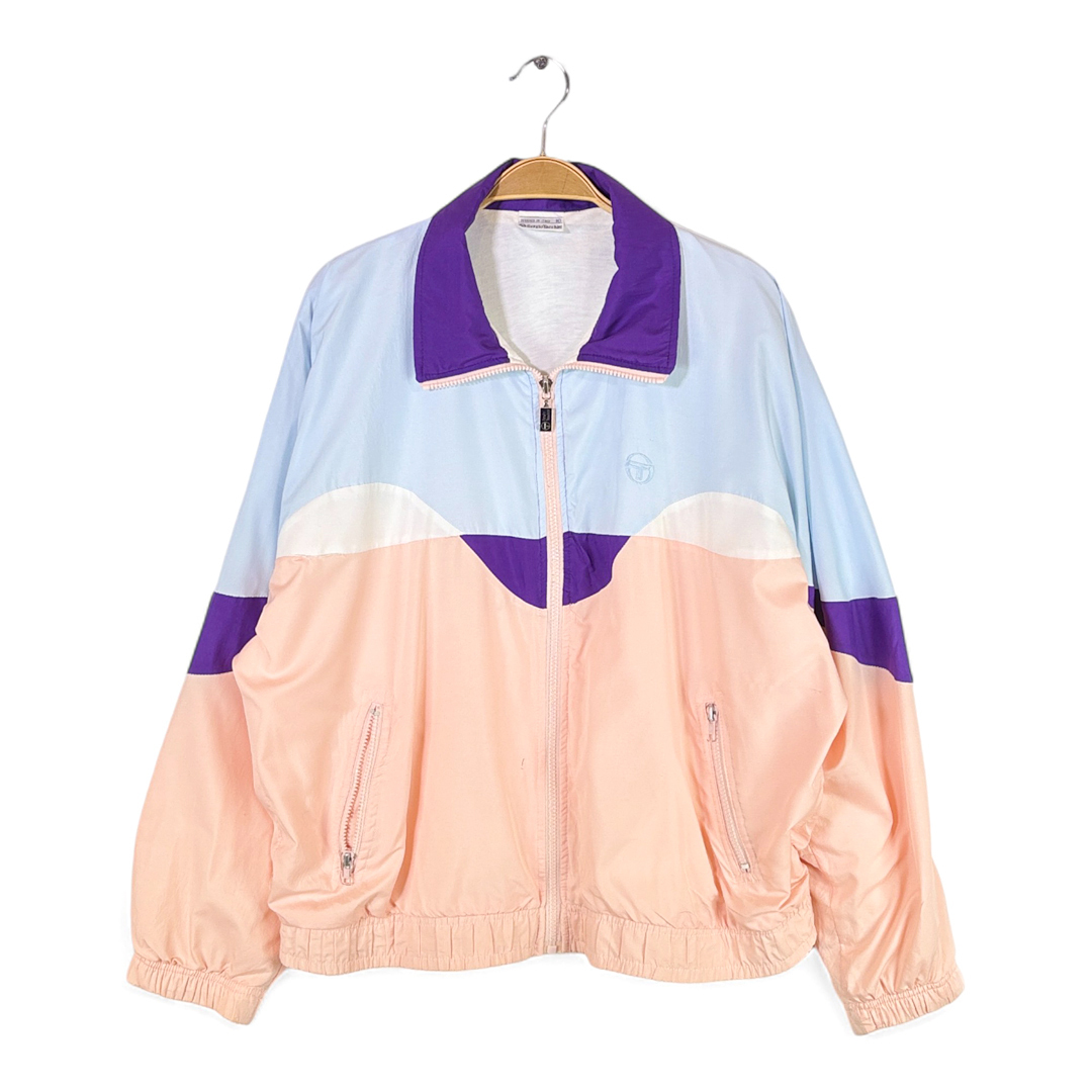【送料無料】80s セルジオタッキーニ イタリア製 ヴィンテージナイロンジャケット ドルマンスリーブ SERGIO TACCHINI サイズXL相当 @CK0250拍卖
