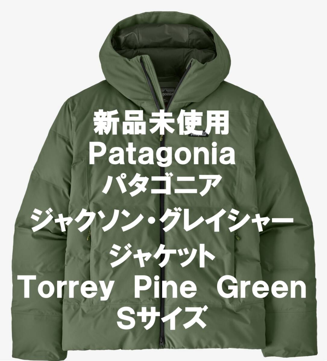【週末は4,000円オフクーポン利用可】【新品】Patagonia パタゴニア ジャクソン・グレイシャー・ジャケット Torrey Pine Green Sサイズ拍卖