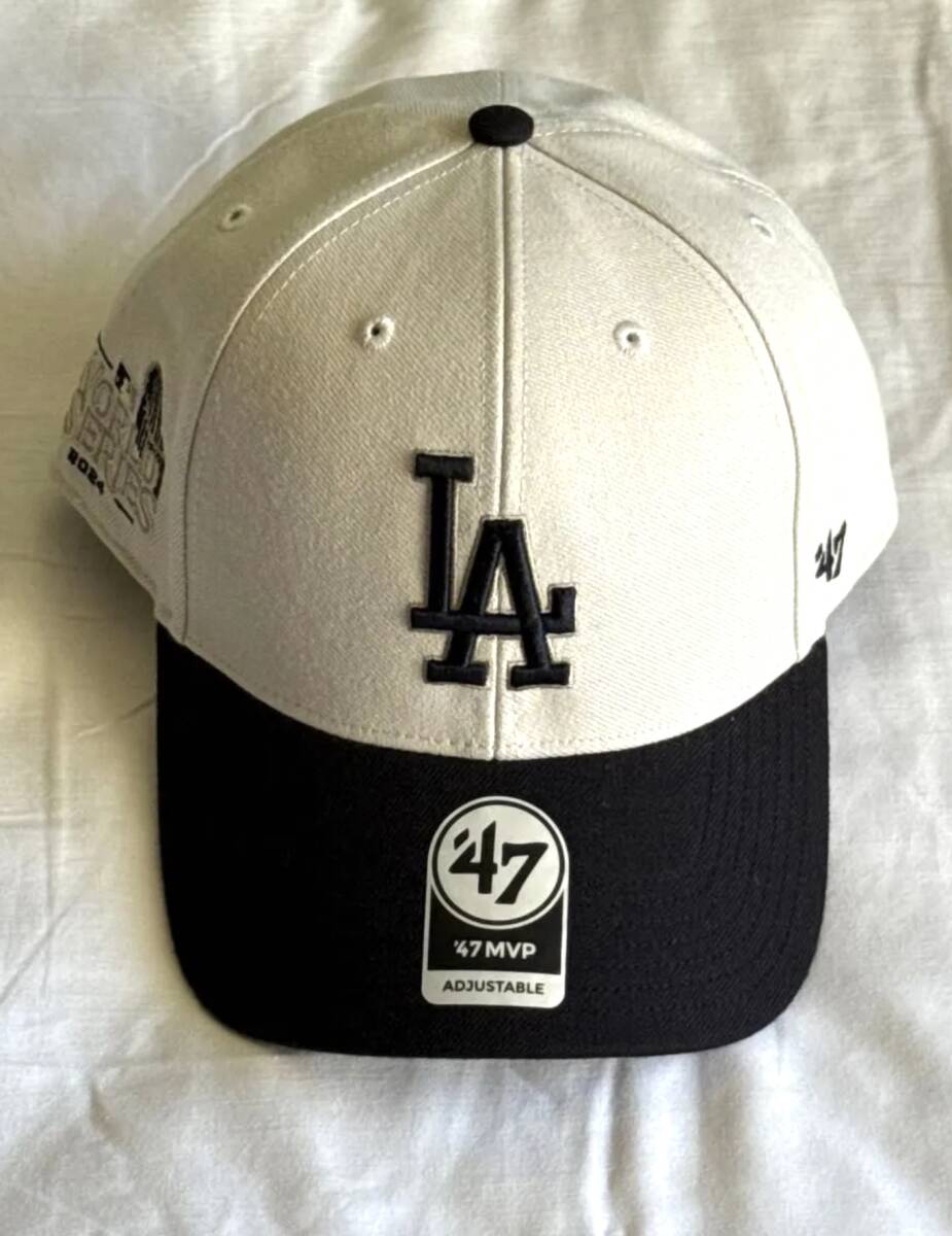【日本未入荷】【新品】47 brand フォーティーセブン MVP ドジャース オフホワイト×ブラック アジャスタブル拍卖