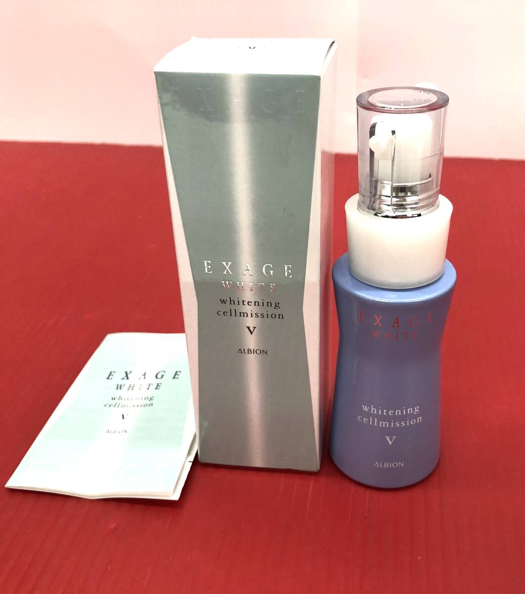 未使用 アルビオン エクサージュホワイト ホワイトニング セルミッション V 〈薬用美白美容液〉40ml 箱付き拍卖