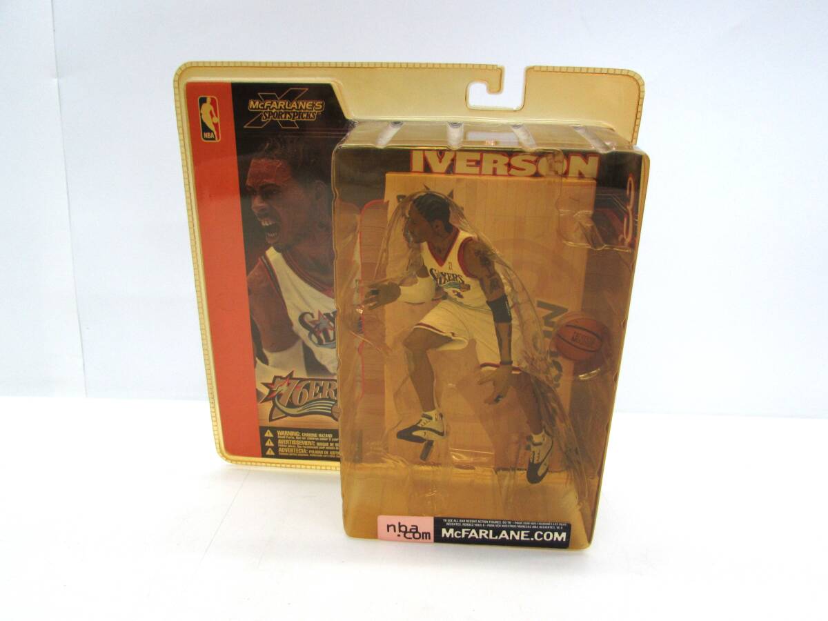 未開封 マクファーレントイズ McFARLANE NBAシリーズ1 アレン.アイバーソン 76ers バスケットボール 選手 フィギュア 人形拍卖