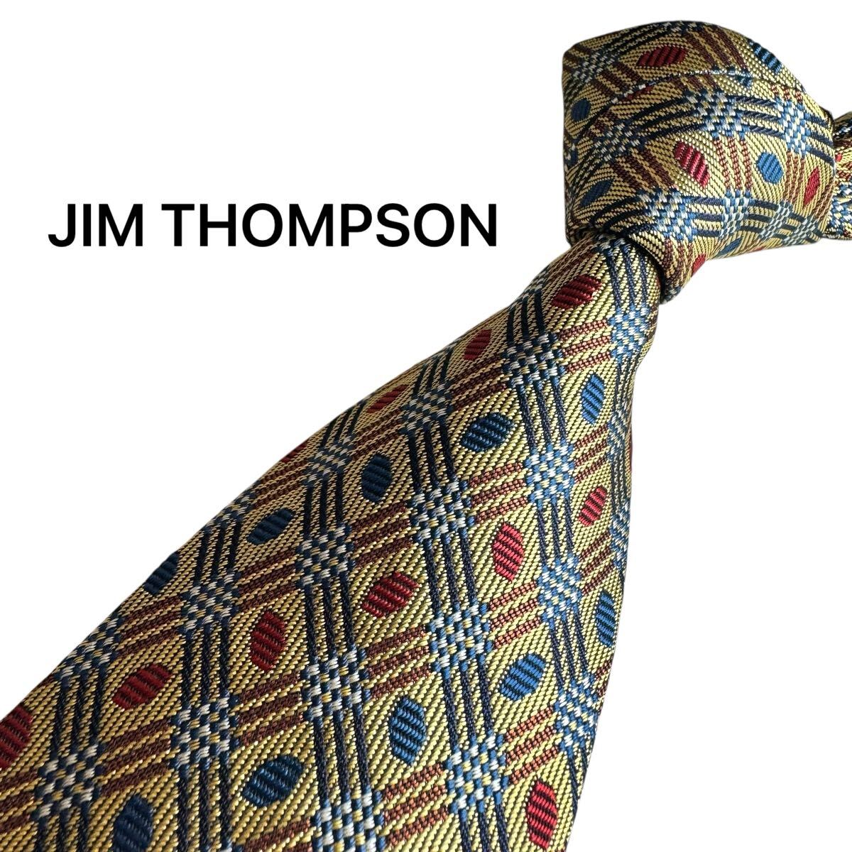 極美品★ JIM THOMPSON ジムトンプソン ネクタイ スーツ ビジネス 成人式 2513拍卖