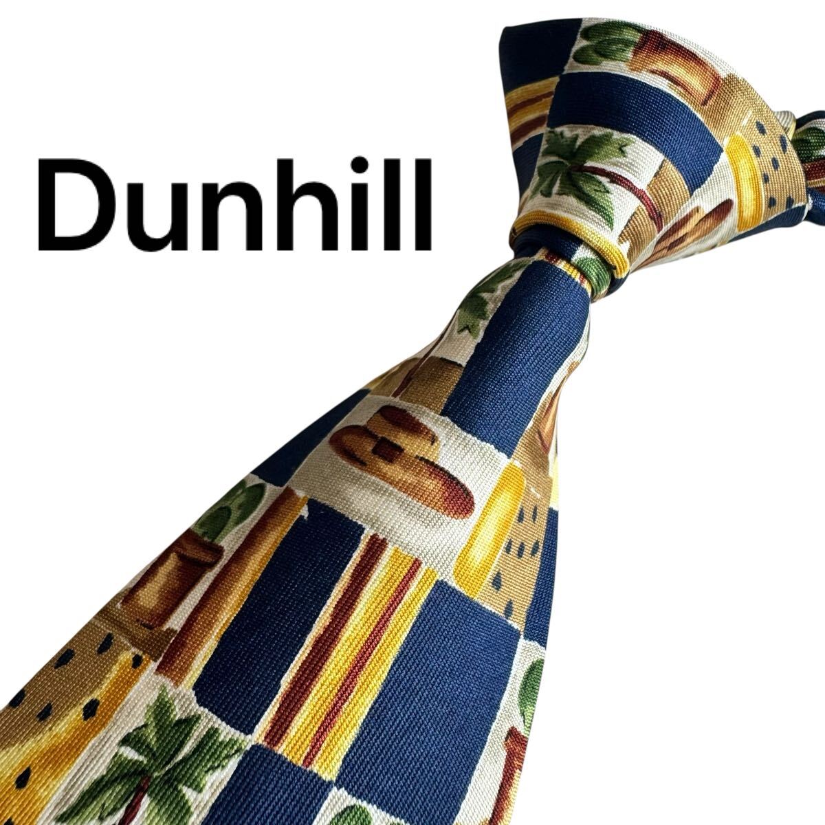 極美品★ Dunhill ダンヒル ネクタイ スーツ ビジネス 成人式 2514拍卖