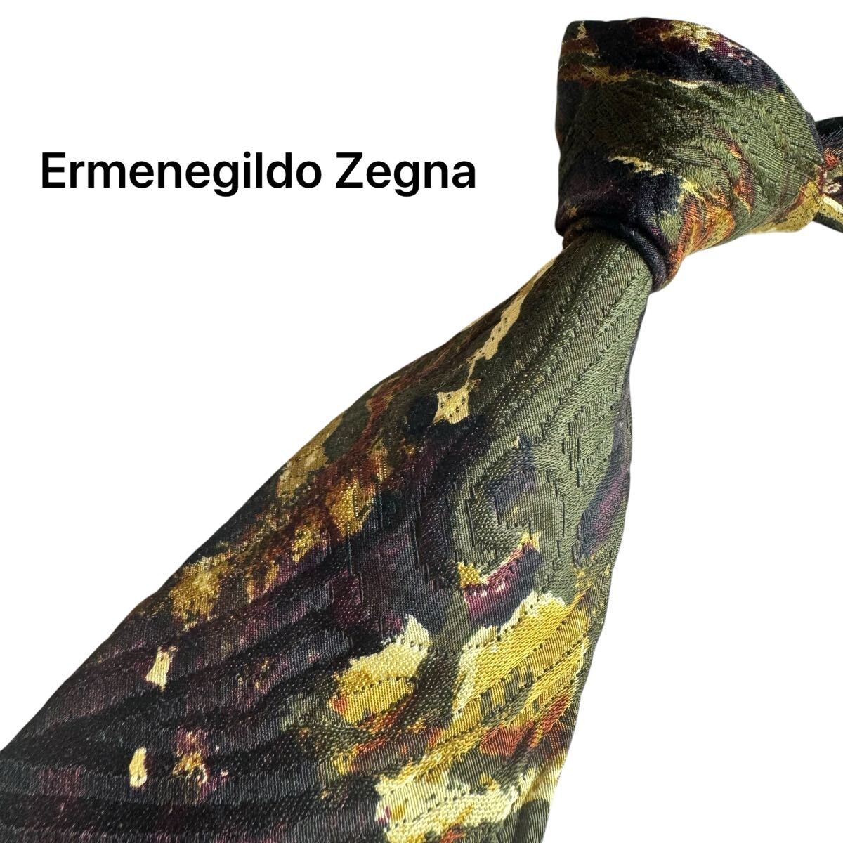 極美品★ Ermenegildo Zegna エルメネジルドゼニア ネクタイ スーツ ビジネス 成人式 2563拍卖