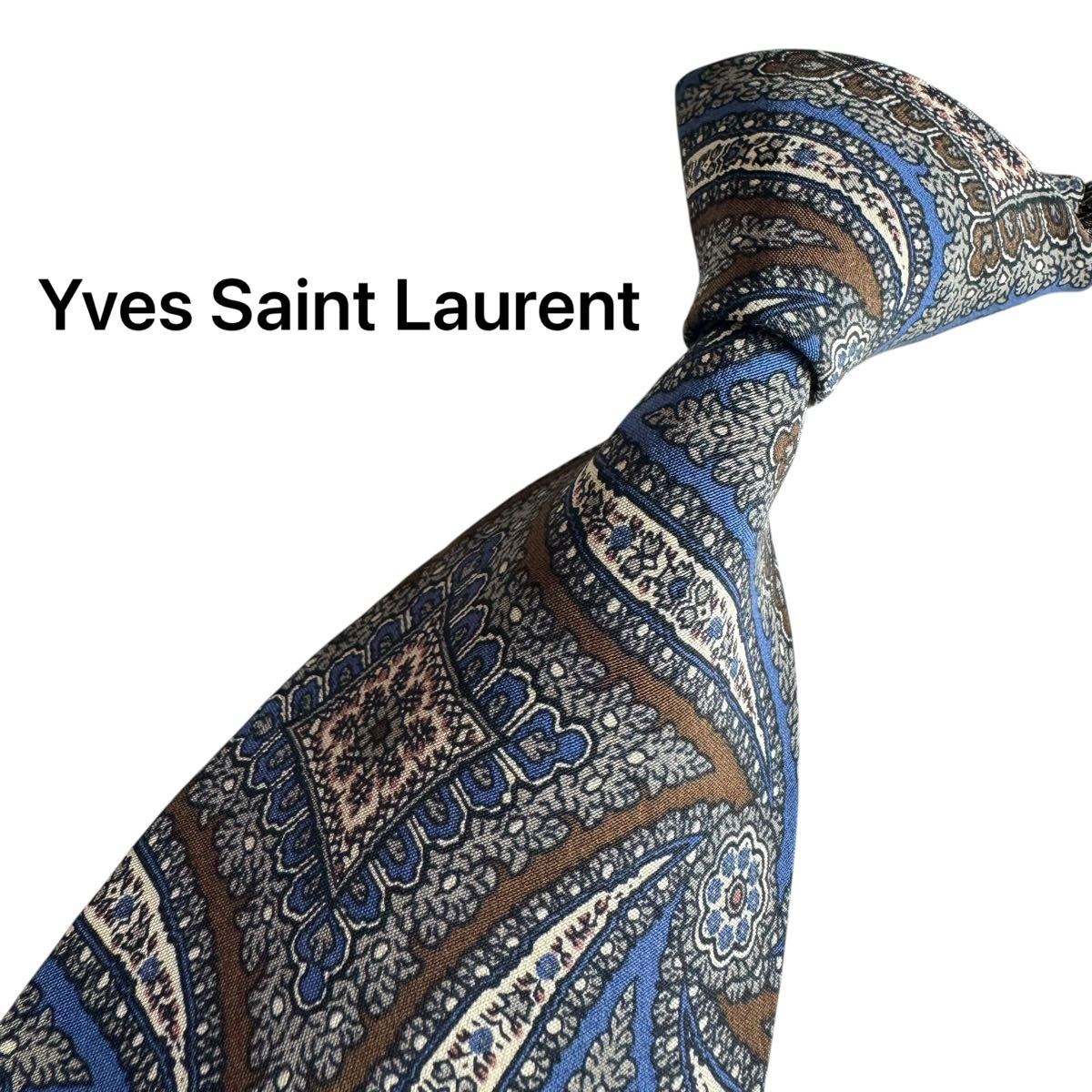 極美品★ Yves Saint Laurent イヴサンローラン ネクタイ スーツ ビジネス 成人式 2602拍卖