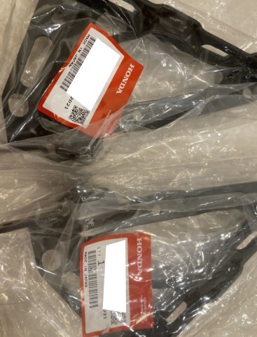 未使用 ホンダ 純正 S2000 AP2 TYPE-S 左右セット スポイラーフット スチフナーCOMP HONDA genuine Spoiler foot stiffener COMP set LR拍卖