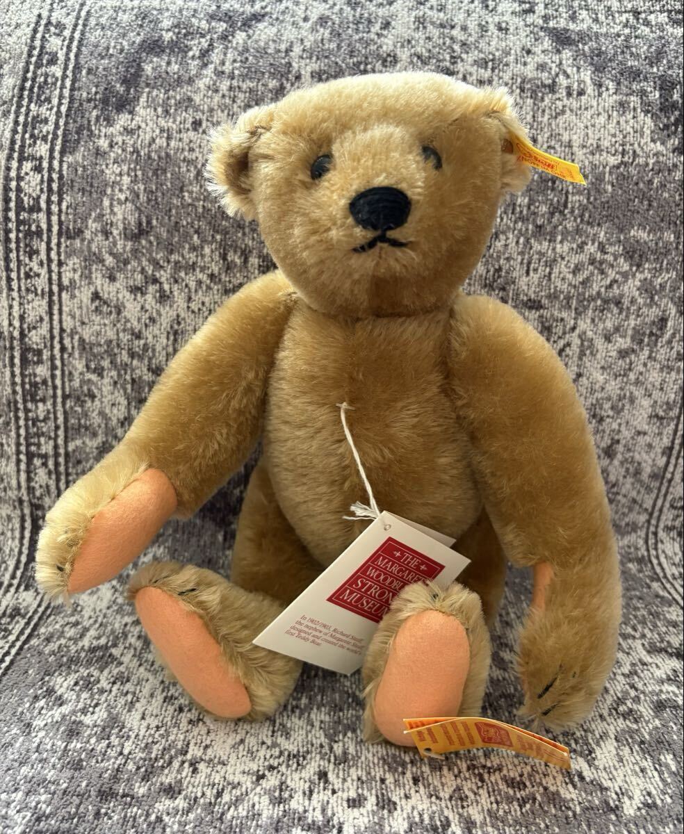 ◆送料無料◆Steiff テディベア マーガレット・ストロング・ベア レプリカ 1904 32cm 404627 1991 シュタイフ USA限定 ぬいぐるみ拍卖