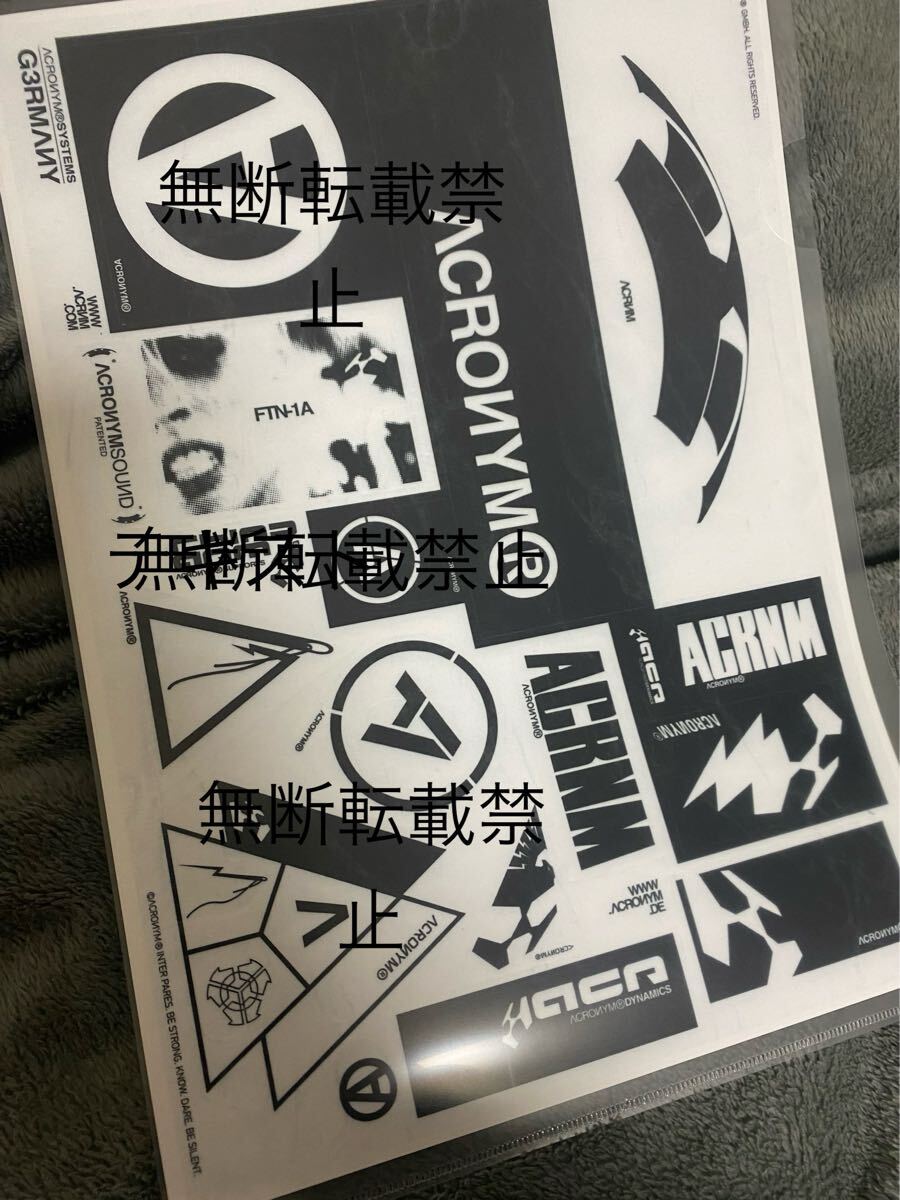 acronym ステッカー ノベルティ拍卖