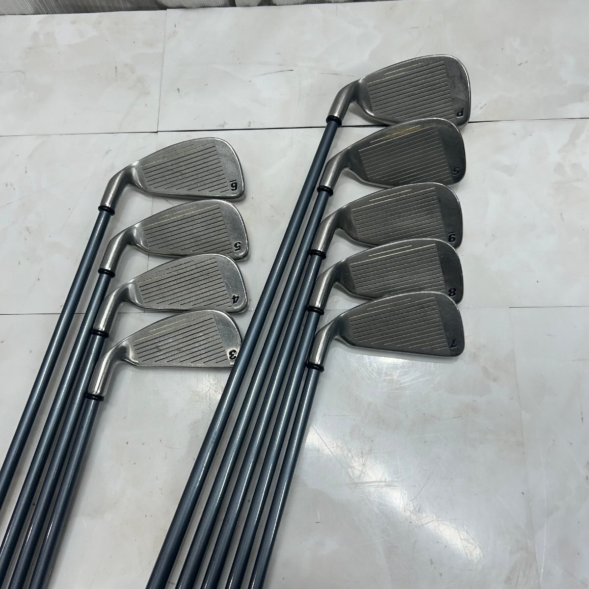 &OG& Callaway キャロウェイ IRONS BIG BERTHA 3.4.5.6.7.8.9.P.S ゴルフクラブ 9本セット RCH90 regular flex 現状品 &H-250918拍卖