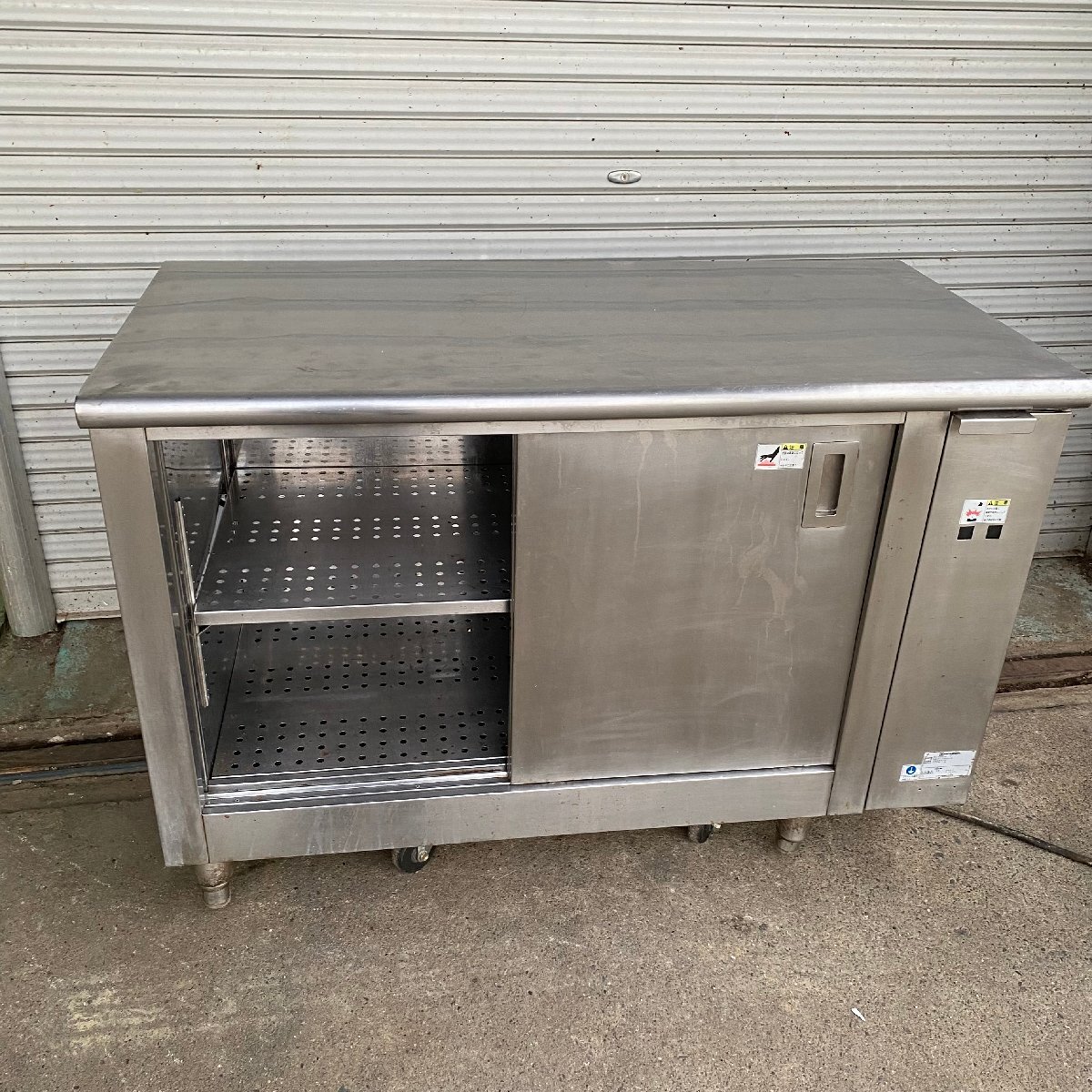 √OG√ 希少☆ NICHIWA ニチワ 電気ディッシュウォーマー EDT-1200AS 2006年式 中古品 W1200×D600×H800 厨房機器 ウォーマー √Z-230515拍卖