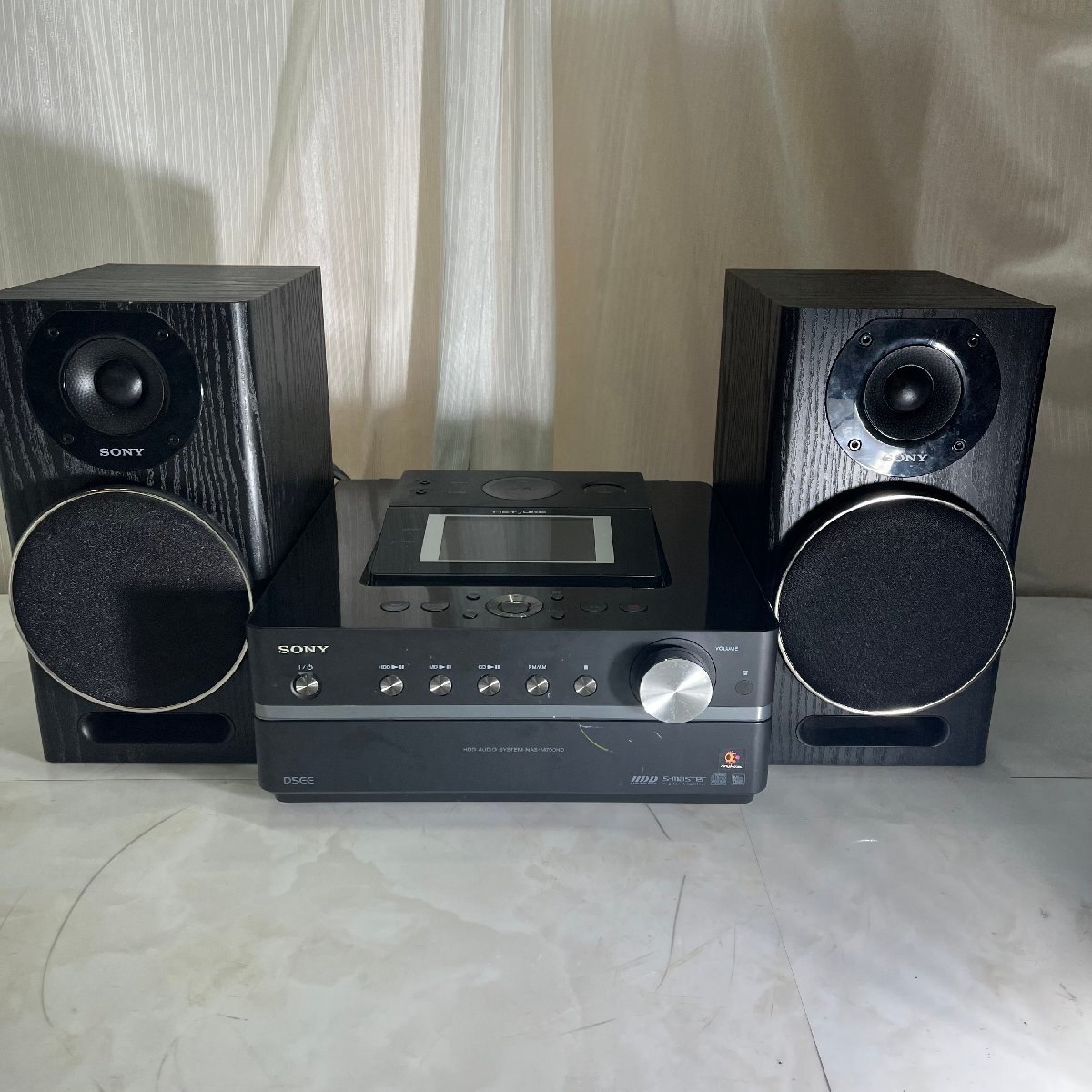 =OG= SONY ソニー NAS-M700HD HDDコンポ CD MD オーディオ SS-M700HD スピーカー 付属 簡易音出し確認済み=B-250935拍卖