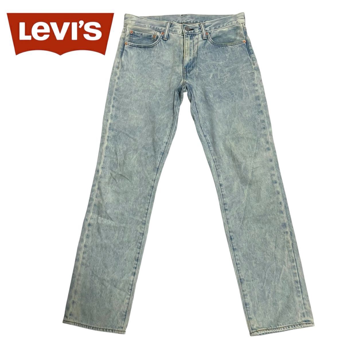Levi's 511/リーバイス メンズ ストレート デニムパンツ ジーンズ ライトブルー W32 カンボジア製 O-2563拍卖