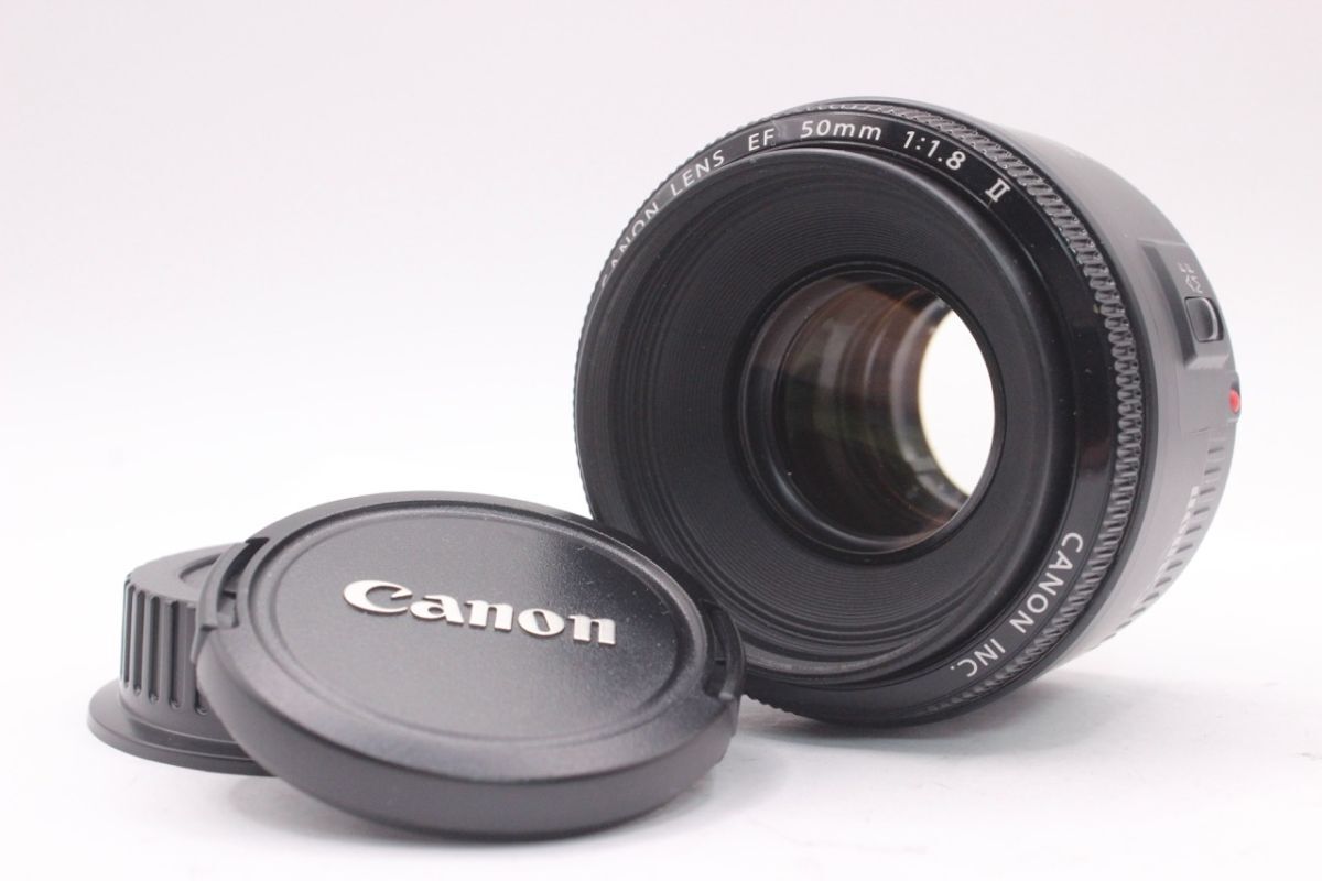 ★良品★キャノン CANON EF 50mm F1.8 II 《キャップ 付き》 #3389 RO2747拍卖