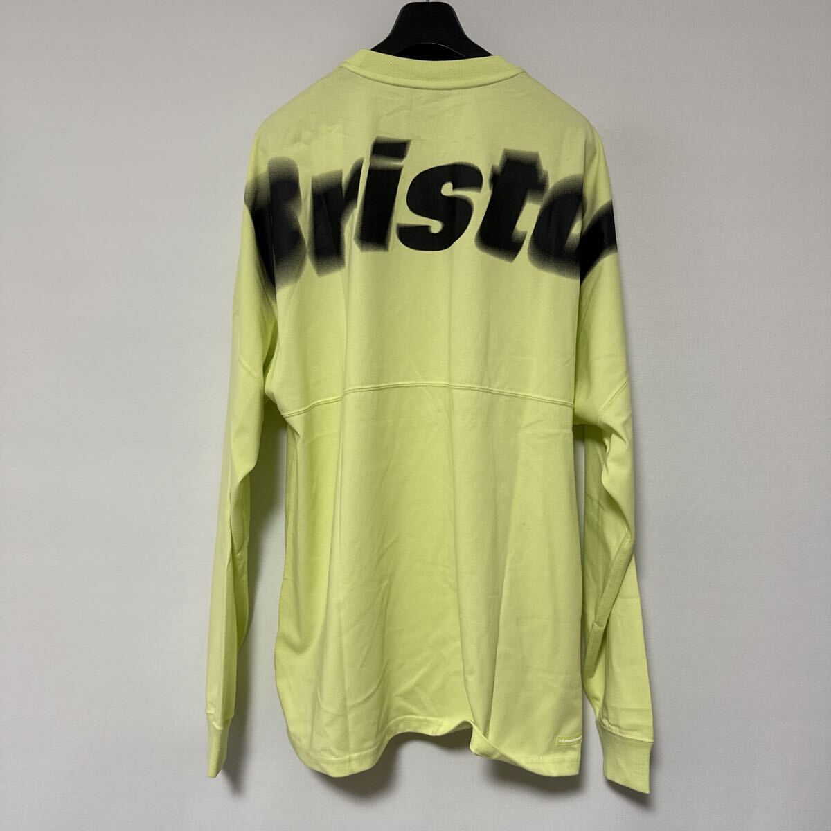 新品 24 aw F.C.Real Bristol BLURRED BIG LOGO L/S TEAM BAGGY TEE L FCRB 242098 ブリストル ビッグ ロゴ チーム バギー T シャツ拍卖