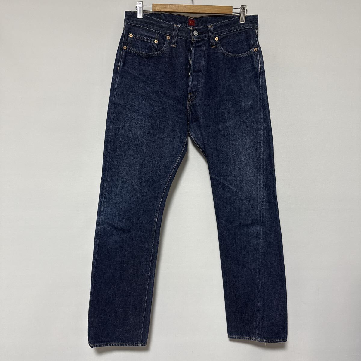 美品 RESOLUTE 710 インディゴ デニム パンツ 32x32 リゾルト indigo denim pants jeans ジーンズ セルビッチ 赤耳拍卖
