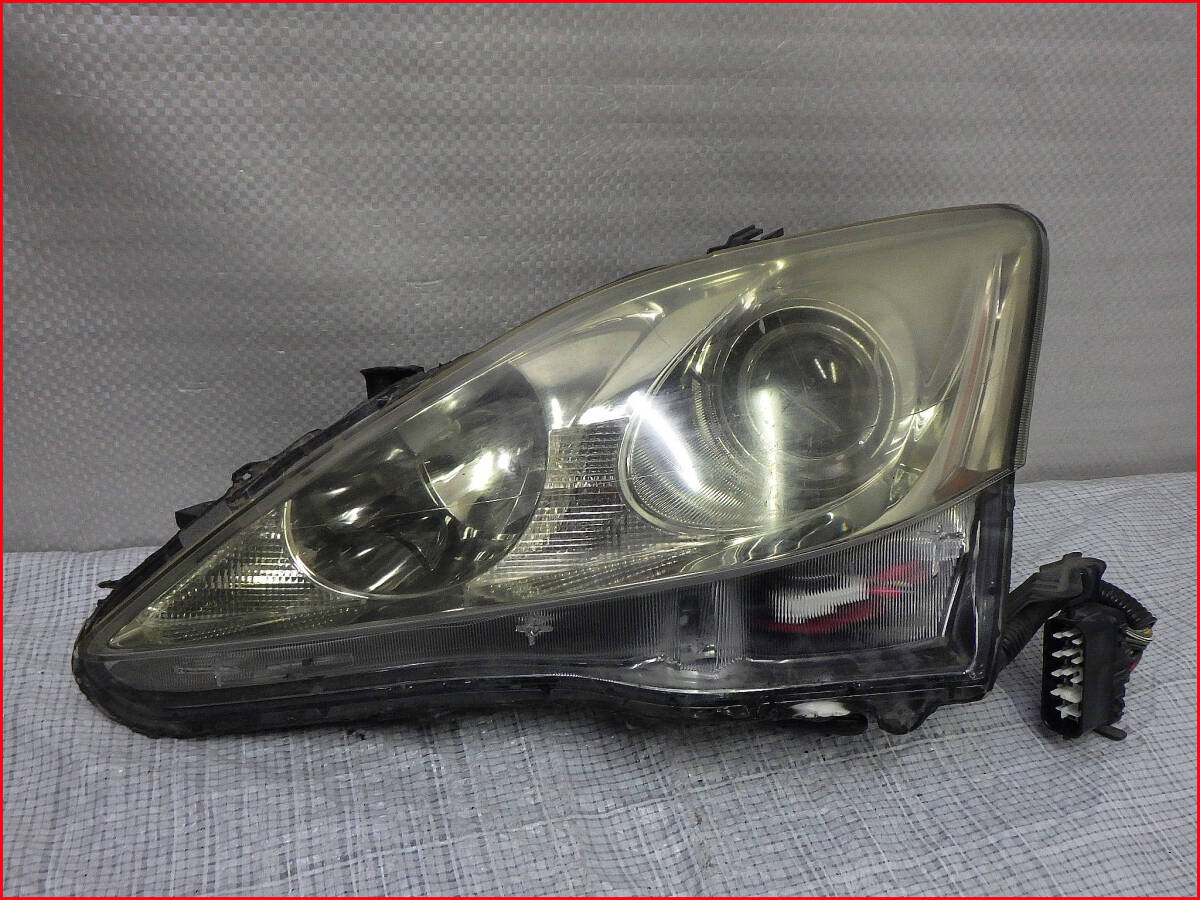 GSE20 前期 レクサス IS HID左ヘッドライト左ライト 左側 KOITO 53-33 ヘッドランプ ランプ拍卖