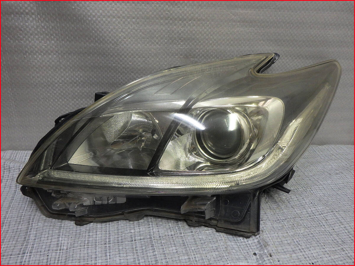 ZVW30 後期 プリウス HID左ヘッドライト左ライト 左 左側 KOITO 47-52 ヘッドランプ ランプ拍卖