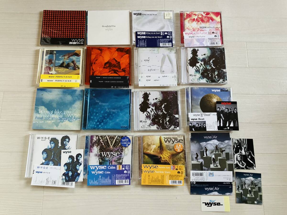 wyse A⑥ CD16セット DVD2枚 thoughtful Day・路地裏のルール Wish DEAD LEAVES SHOWER PERFECT JUICE 新品・美品グッズ拍卖