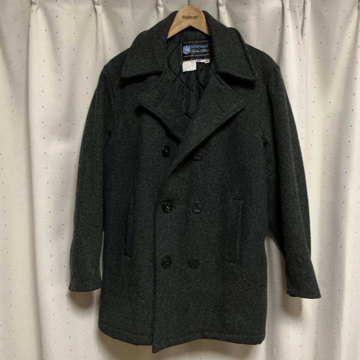 SPIEWAK スピワック Pコート 38 グレー GLAY made in USA ヴィンテージ拍卖