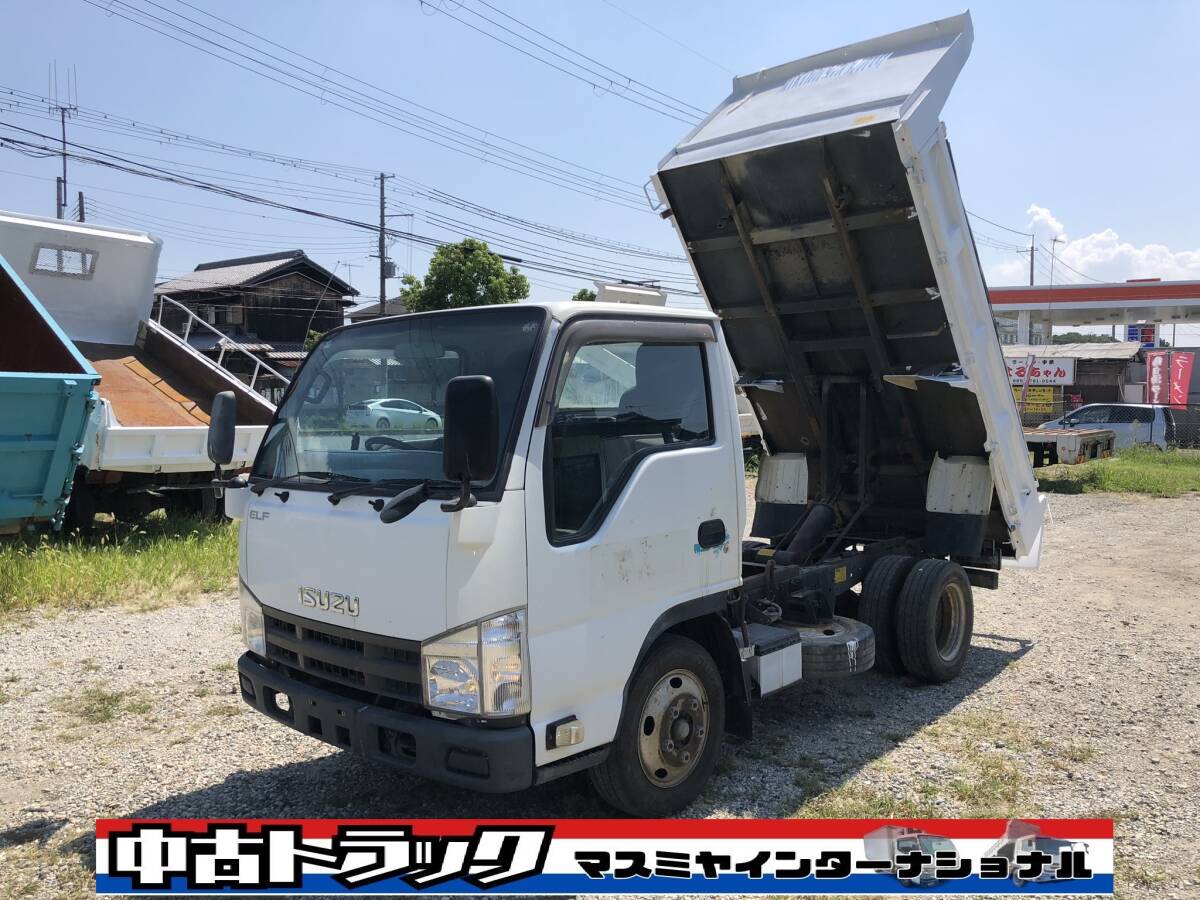 ★いすゞエルフ 2tダンプ★新明和DR2★最大積載量:2,000㎏★走行距離:22万㎞★ETC★拍卖