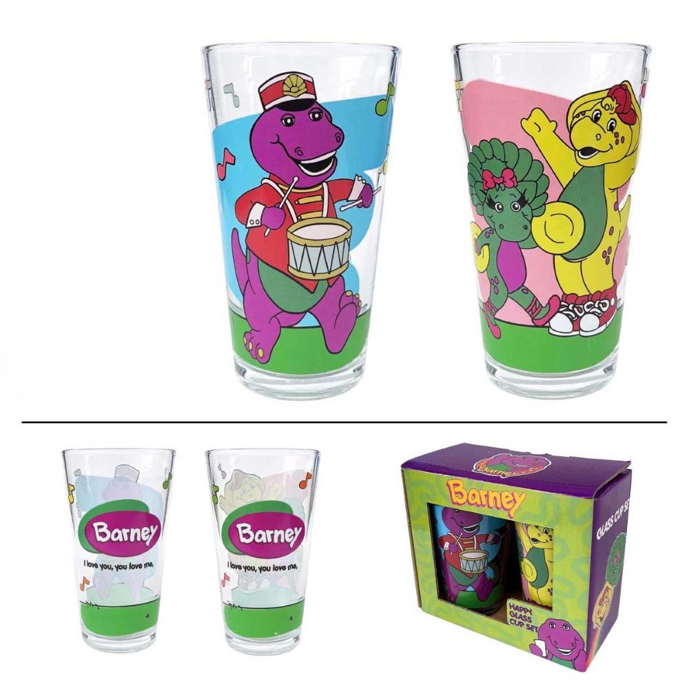 【キャラクター ペアグラスカップ】BARNY / バーニー キッチン コップ タンブラー アメリカン雑貨拍卖