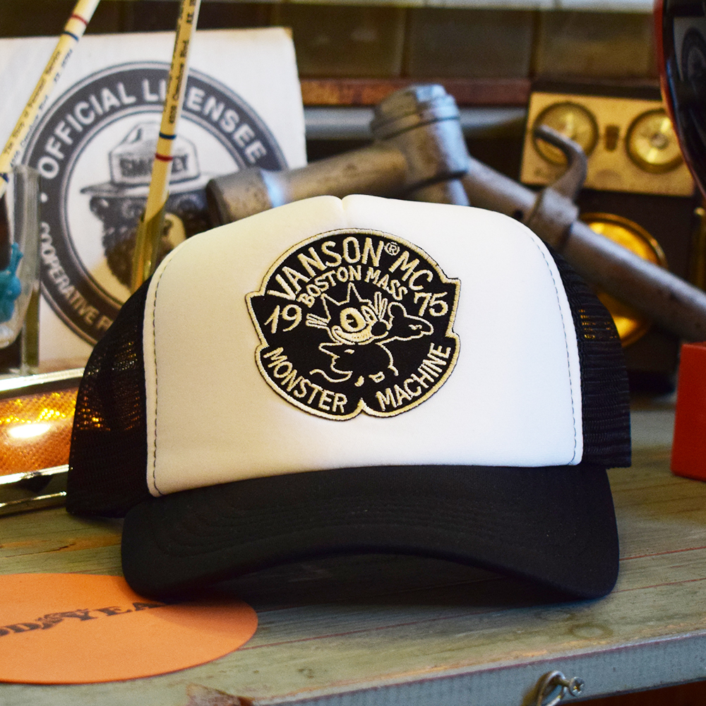 AMERICAN MESH CAP: FELIX VANSON 1975(BLACK) / フィリックス メッシュキャップ 帽子 アメリカン雑貨 CHOPPERS拍卖