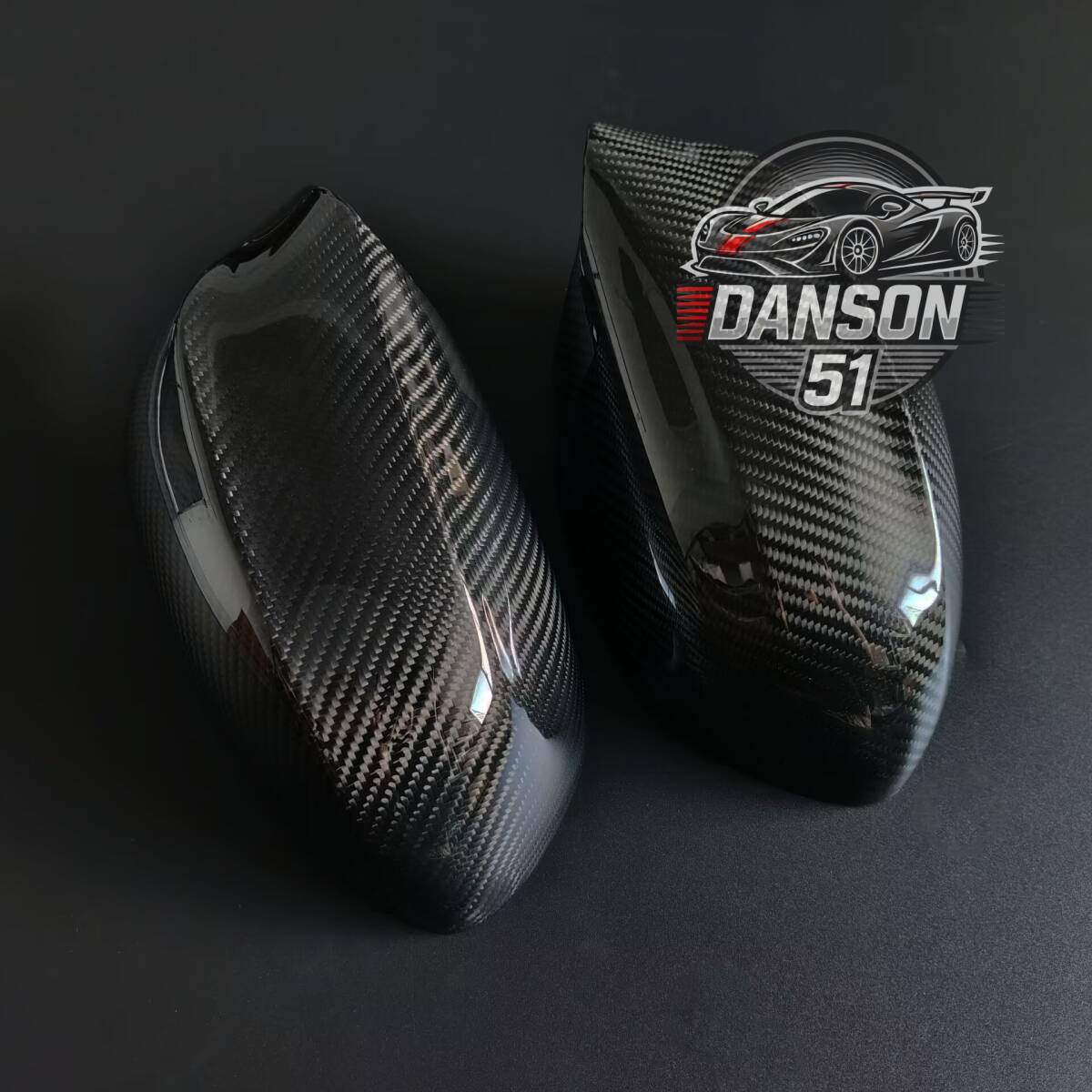 送料無料 ドライカーボン製 BMW Z4 E89 2009~2015年式 粘着式 ミラーカバー左右セット拍卖