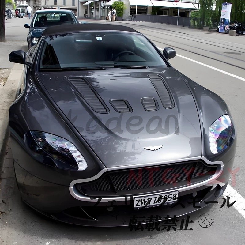 【VANTAGE】V12風カーボンボンネット 通気口付き エンジンフード アストンマーティン用 新品拍卖