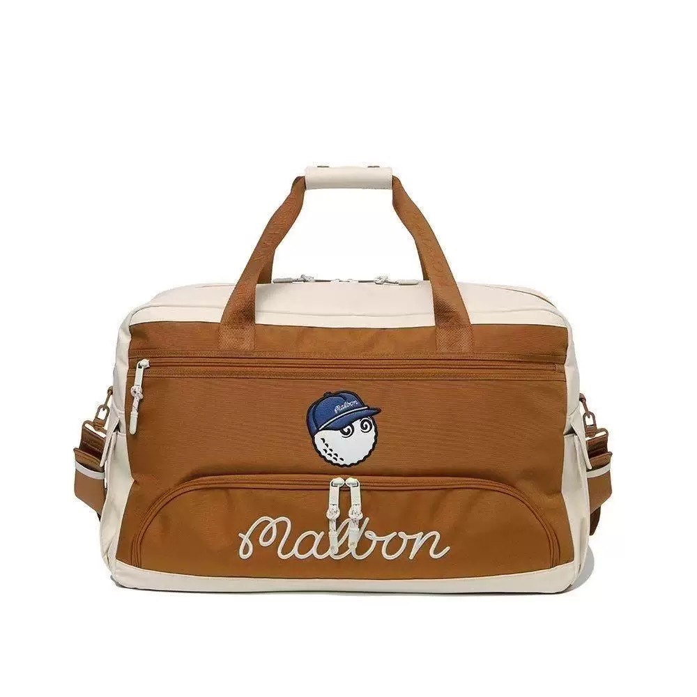 マルボンゴルフ MALBON GOLF ボストンバッグ Brown bag拍卖