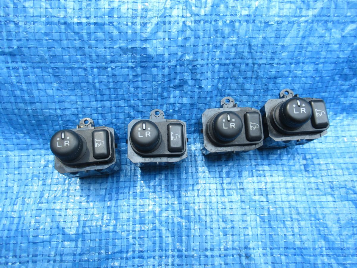 4点 ダイハツ 純正 ドアミラースイッチ ★ ムーヴ L175S L185S LA100S LA110S L575S タント L375S ミラ L275S L675S ミラココア拍卖
