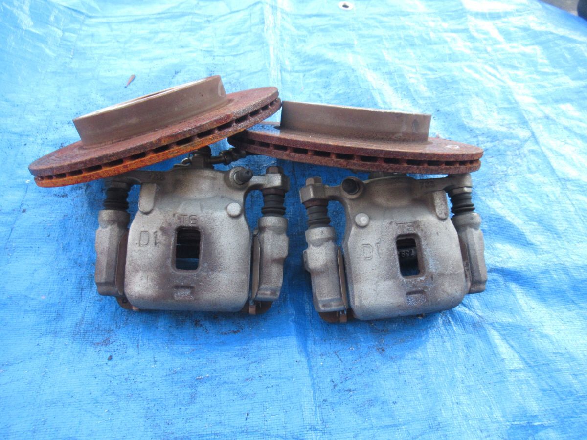 B2-42 タント LA600S ムーヴ LA150S ブレーキキャリパー ディスクローター 左右 拍卖