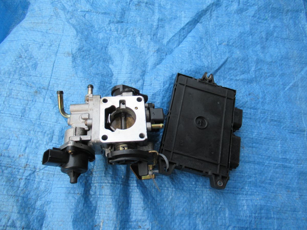 K.01 K6A ISCV スロットルボディ コンピューター セット CPU AT用 2WD 純正★ MH21S ワゴンR AZワゴン MJ21S (33920-58JG)拍卖