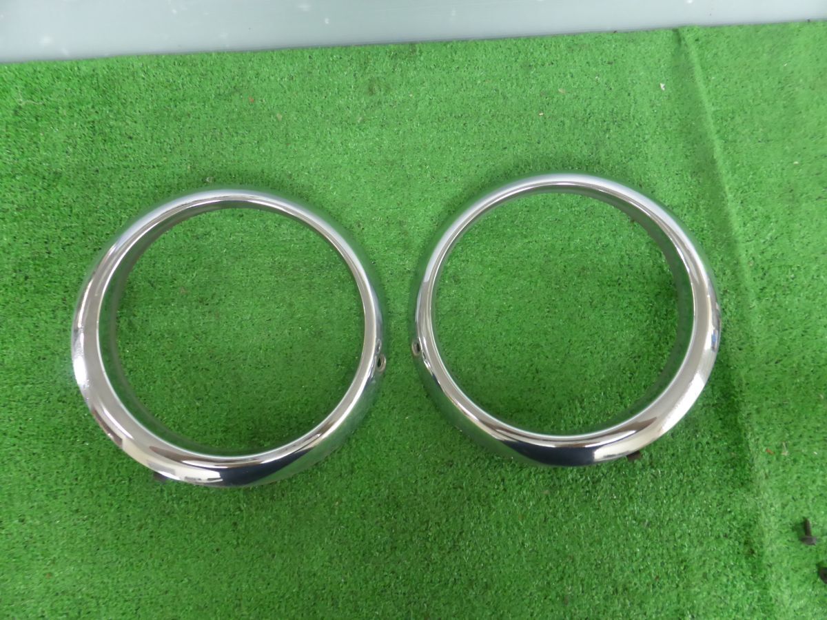 10 ミラジーノ L700S ★ ヘッドライトメッキモール メッキリング 左右 L710S拍卖