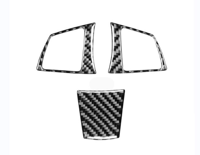 BMW Z4 E89 2009 - 2016年 内装インテリアステッカー ステアリング ホイール スイッチカバー カーボン柄3P拍卖