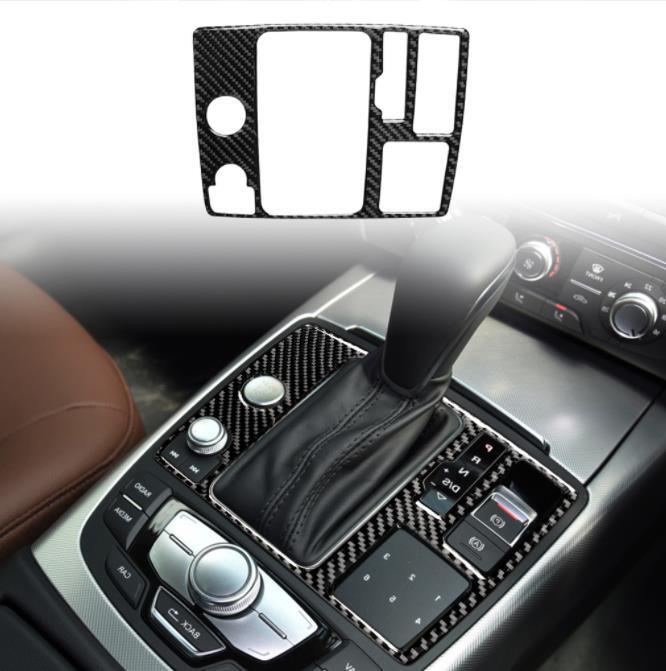 アウディ A6 4G(C7) A7 S7 2011- 2019年右ハンドル用 内装インテリアステッカー スタートボタンスイッチカバー拍卖