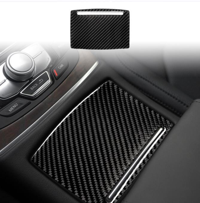 アウディ A6 4G(C7) S6 A7 S7 2011- 2019年 内装インテリアステッカー 右ハンドル用 コップホルダーパネルカバー拍卖