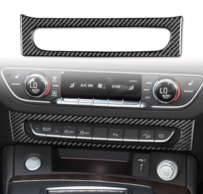 アウディ Q5 FY 2017年- 内装インテリアステッカー コンソール センタースイッチパネルカバー拍卖