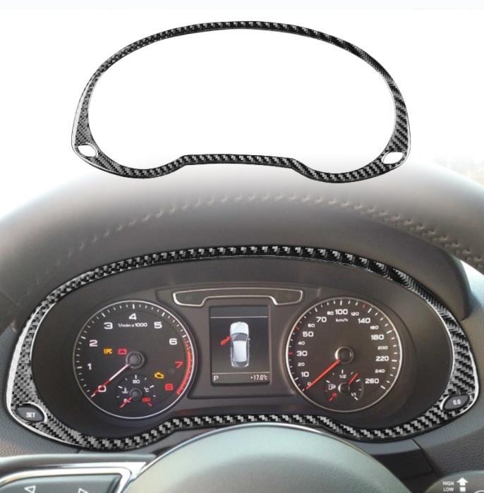 アウディ Q3 8U 2014-2020年 内装インテリアステッカー ダッシュパネルカバー カーボン柄 拍卖