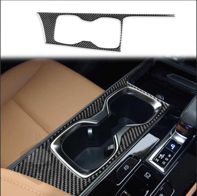 レクサス NX AZ20 NX350h 2021年 - 内装インテリアステッカー 右ハンドル用 コンソールコップホルダーパネルカバー拍卖