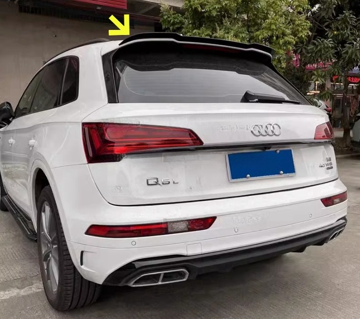 アウディ Q5 FY 2017年- リアウィング リアスポイラー ダックテール外装カスタム1個 ブラック拍卖