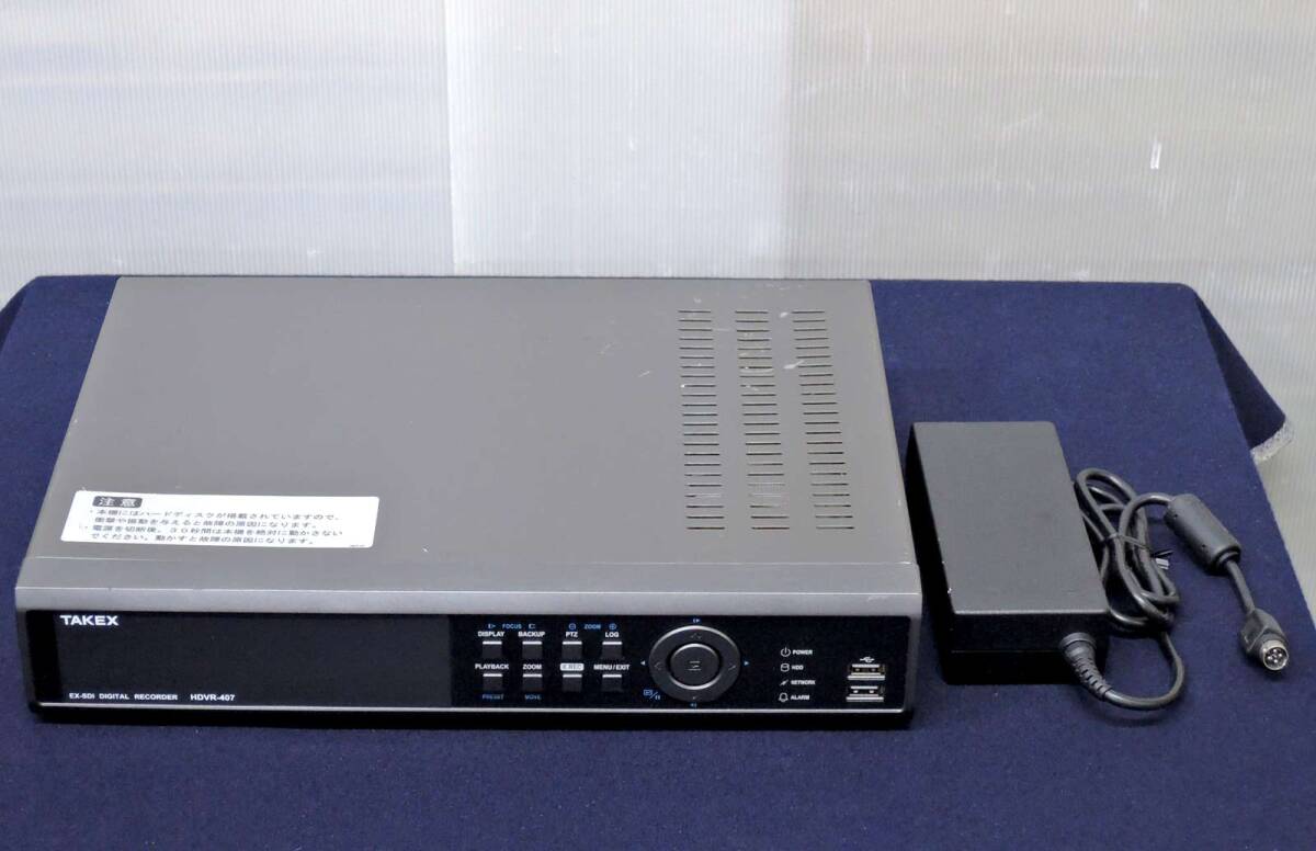 TAKEX HDVR-407 EX-SDIデジタルレコーダー 初期化済み AC電源付 現状品 防犯カメラ用 竹中エンジニアリング 拍卖