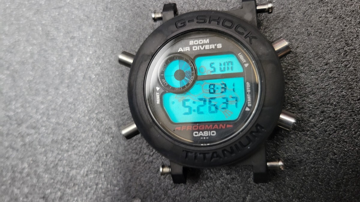 ★G-SHOCK★DW-8200Z-1T★センターケース・モジュールのみ★メンインブラック★フロッグマン★FROGMAN★拍卖
