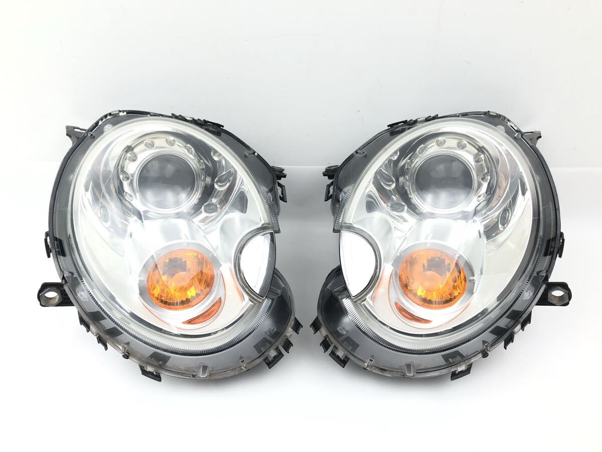 管w250829-0307 R56 MINI JCW ヘッドライト 左右 1305 630 538 ランプ レンズ ジョンクーパーワークス R55 R57 MF16S MFJCW ミニクーパー拍卖