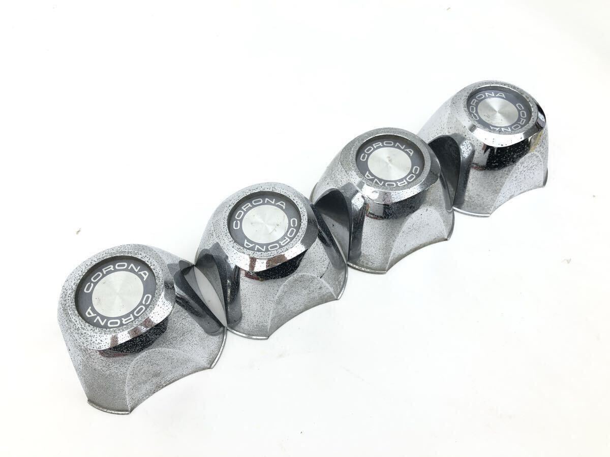 管w250942-11 希少 トヨタ純正 コロナ CORONA ホイールキャップ センターキャップ 2000GT 4個セット 高さ約55mm 直径約113mm (6)拍卖